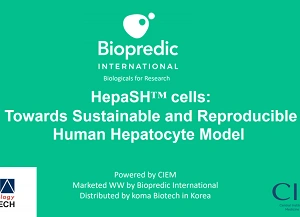 [BIOPREDIC] HepaSH cell의 특징 및 적용방법