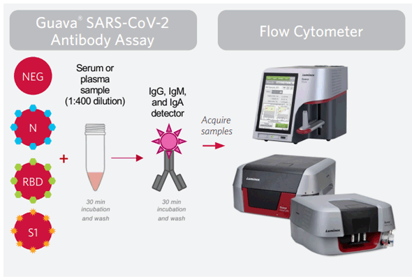 Guava® SARS-CoV-2 Multi-Antigen Antibody Kit 이미지